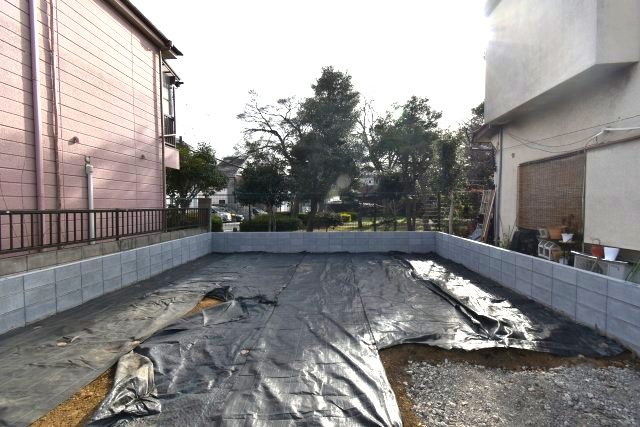 堀ノ内2丁目・売地の外観|南側が和田堀公園で日当たり良好です♬