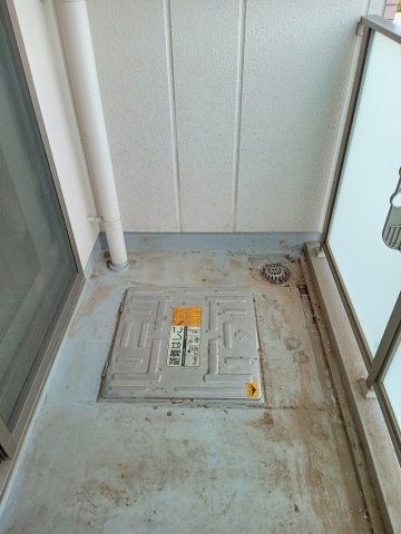 川崎市多摩区登戸の賃貸マンションのバルコニー