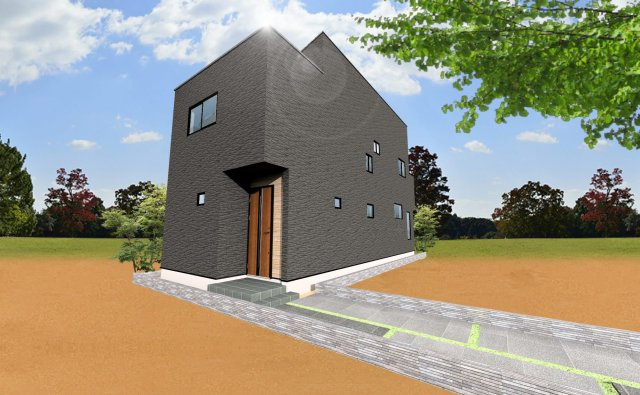 【完成予想図】 | 新座市野寺1丁目　建築条件付売地　全6区画　(保谷店) | 4区画/西武池袋線「ひばりヶ丘」駅徒歩25分！建売価格で自由設計可能な全6区画の土地です！※参考プラン間取図を基に作成したイメージ画像です。実際とは多少異なります。