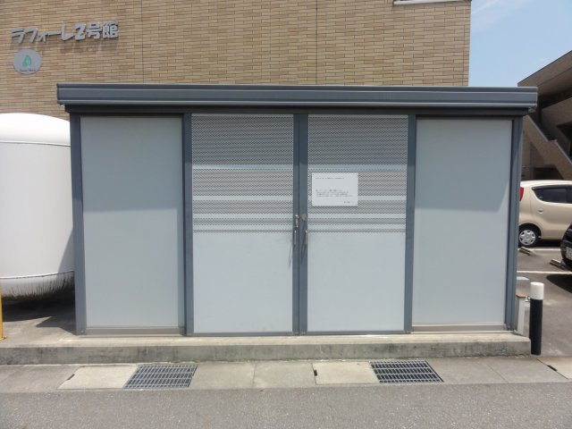 ラフォーレ２号館の設備|敷地内ごみ置き場