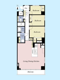 【間取り】 | 広尾マンション