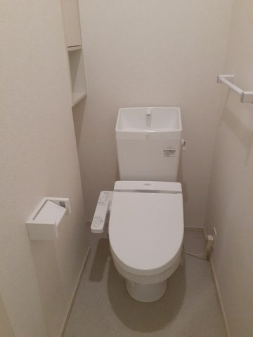 ソレイュ・メゾンⅡのトイレ|清潔感のあるトイレです