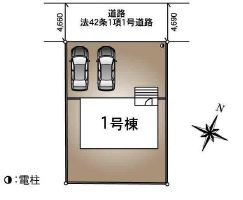 下妻市高道祖　第4　の区画図