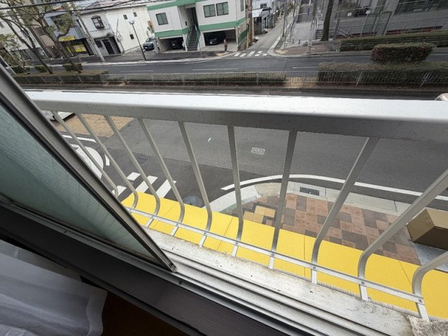 益本ビルのバルコニー