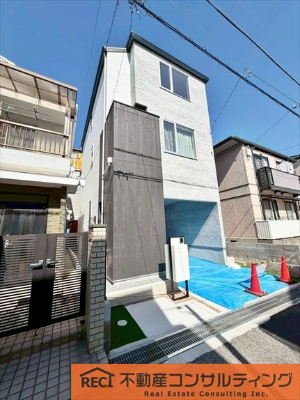 神戸市垂水区星陵台7丁目　新築戸建の外観|カフェのようなおしゃれな内装！