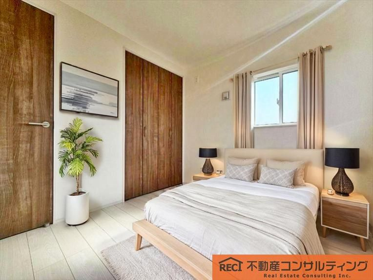 西宮市浜甲子園1丁目　新築戸建の寝室