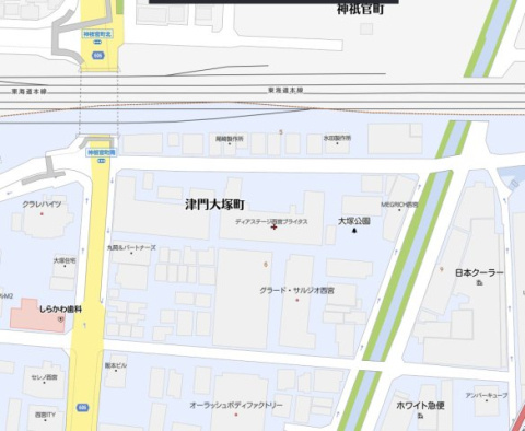 ディアステージ西宮ブライタスの地図