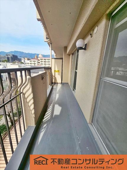 甲南グランドハイム御影のバルコニー