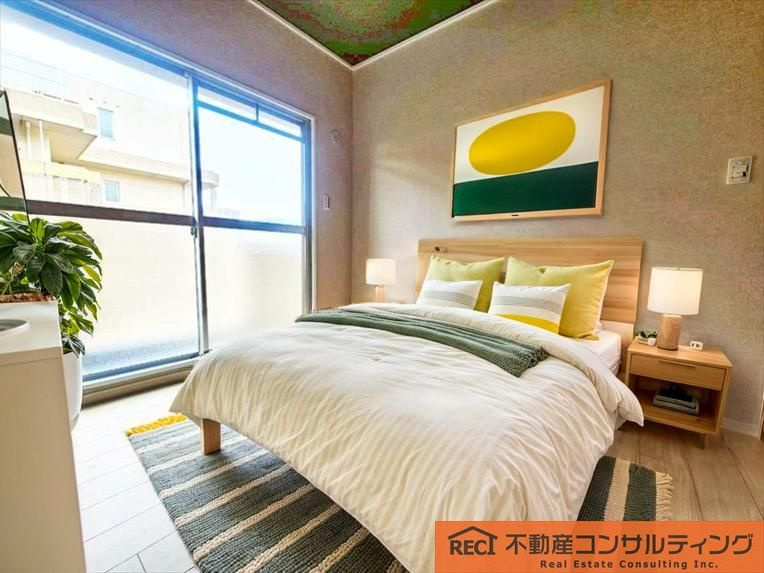 甲南グランドハイム御影の寝室