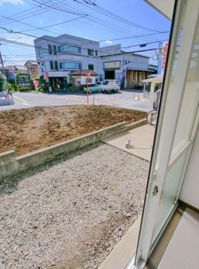 カレッジハウス１０のバルコニー