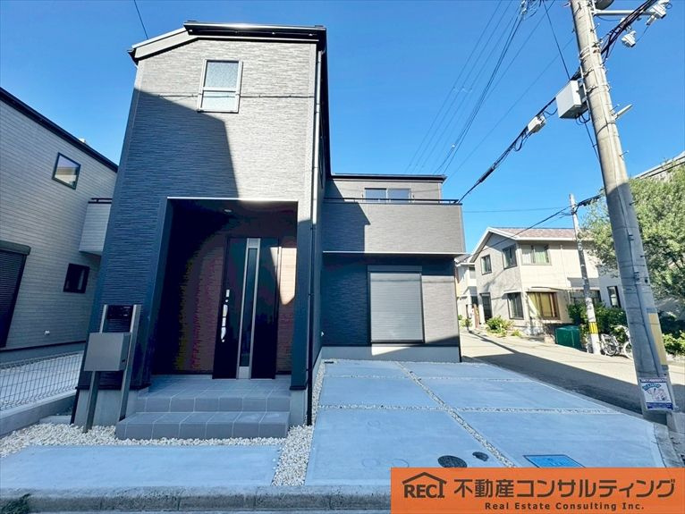 西宮市南甲子園2丁目　新築戸建　1号棟の外観
