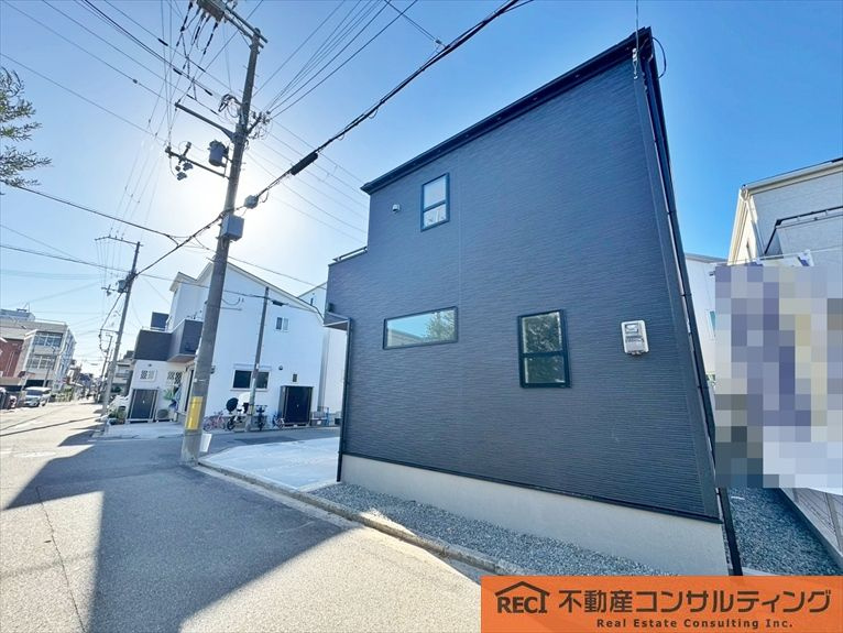 西宮市南甲子園2丁目　新築戸建　1号棟の外観