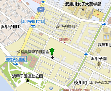 ローレルコート西宮甲子園の地図