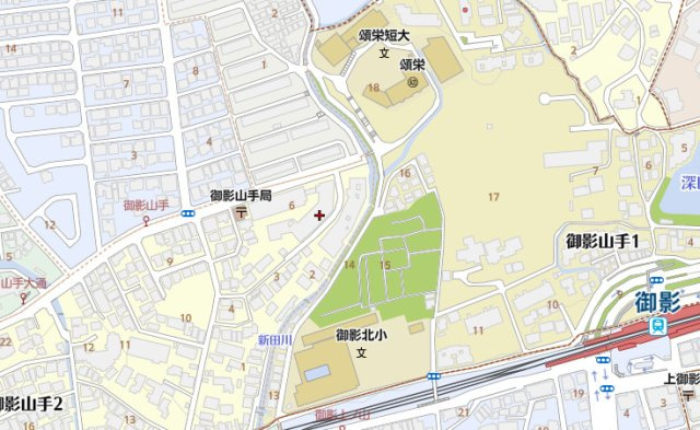 ジークレフ御影山手緑楓館の地図
