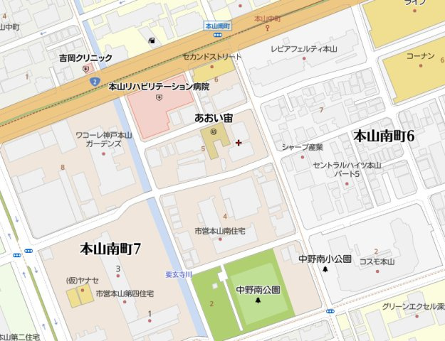 トゥー・ル・モンド本山の地図