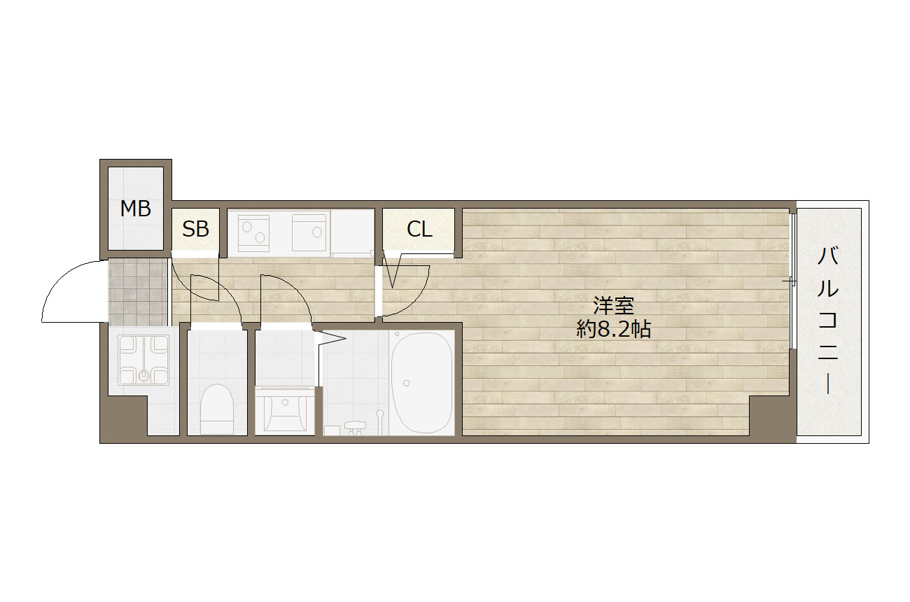 ラフィスタ羽田の間取り|ペット飼育OK