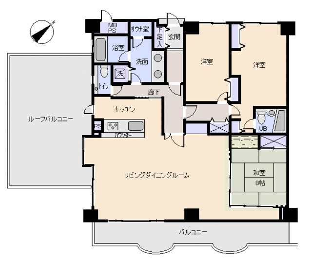 クリオ伊東壱番館の間取り