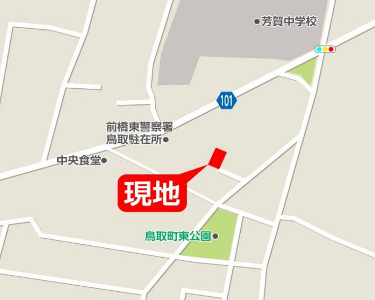【中古戸建】前橋市鳥取町1期　３LDKの地図