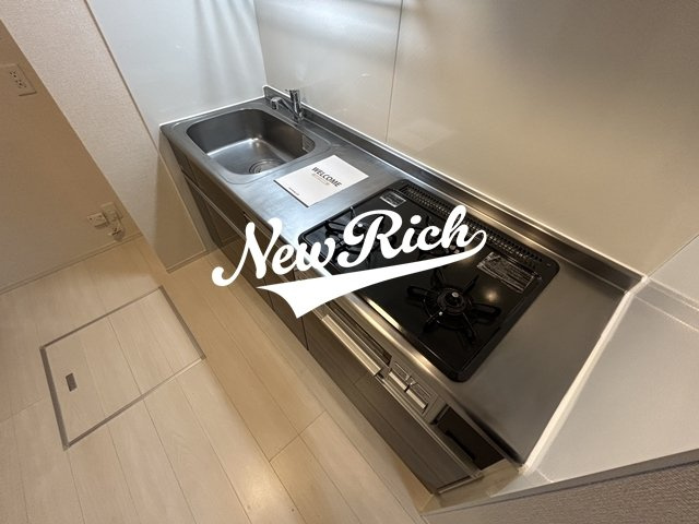 伊勢崎市宮子町のアパートのキッチン