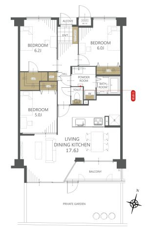 ダイアパレス新柏の間取り|◆新規リフォーム物件◆空室につきお気軽にご内覧いただけます！◆アフターサービス保証付き
