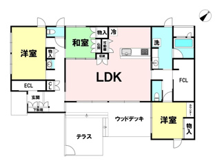 【間取り】 | 守山市赤野井町　中古戸建