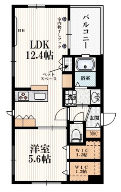 ＭＡＩＳＯＮ　ＨＡＴＳＵＮＥの間取り|★開放感のある間取り★