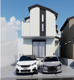 【名古屋市天白区梅が丘1丁目908−3新築戸建1号棟】✨️仲介手数料無料✨️植田北小学校・植田中学校の画像