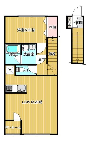 ブルジェオンBの間取り