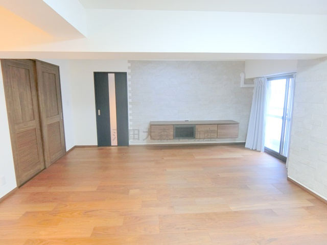 西蒲田スカイハイツの居間・リビング|LDK22.3帖