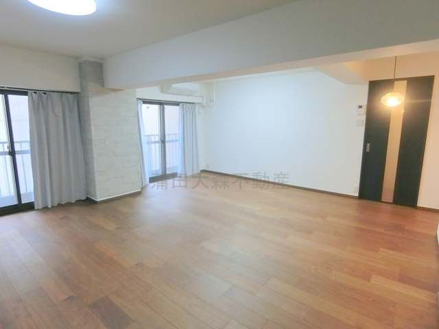 西蒲田スカイハイツの居間・リビング|LDK22.3帖