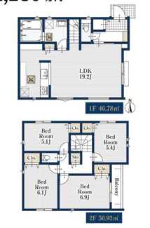  | 【名古屋市天白区梅が丘1丁目908−3新築戸建3号棟】✨️仲介手数料無料✨️植田北小学校・植田中学校
