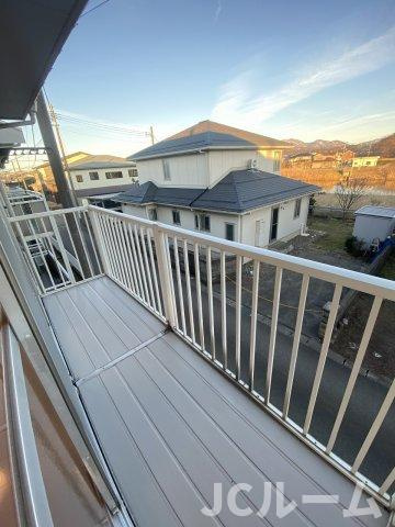 リバティ２１　Bのバルコニー