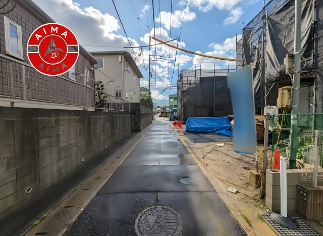 福岡市早良区重留１丁目第5-４棟（１号棟）の前面道路含む現地写真|前面道路です。