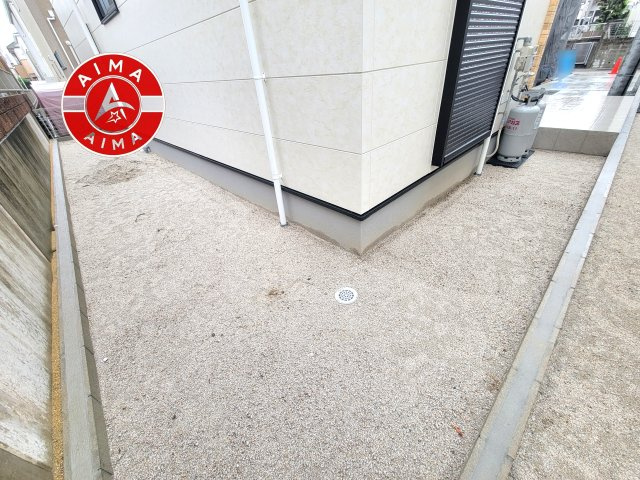 福岡市早良区重留１丁目第5-４棟（１号棟）の庭|お庭で自由な時間を過ごせます。