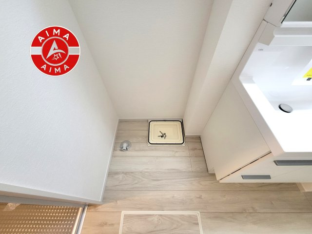 福岡市早良区重留１丁目第5-４棟（１号棟）の内観：施工例|ランドリースペースとなります。広々して有効的にご使用できます。 