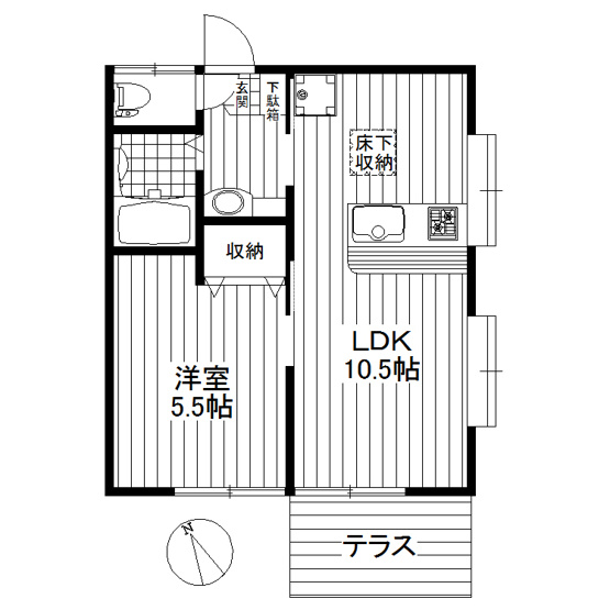 【間取り】 | 建久荘