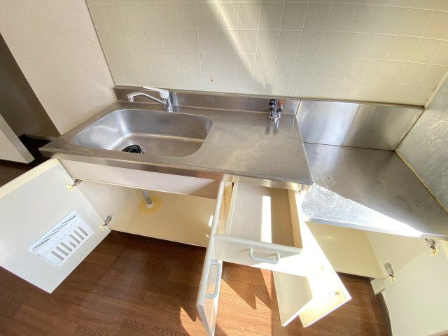 フレグランス左京　Ｂ棟のキッチン|きれいなキッチンです