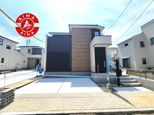 福岡市早良区重留１丁目第5-４棟（2号棟）の外観|デザイン性のある外観です。