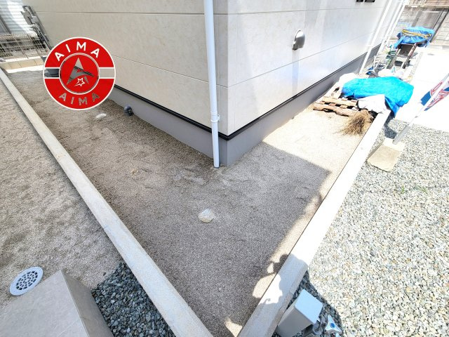 福岡市早良区重留１丁目第5-４棟（2号棟）の庭|お庭で自由な時間を過ごせます。