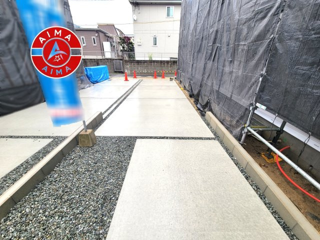 福岡市早良区重留１丁目第5-４棟（3号棟）の庭|お庭で自由な時間を過ごせます。