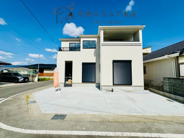 前橋市三河町１丁目　限定1棟　ハートフルタウン　新築建売の外観|落ち着いた雰囲気の外観です