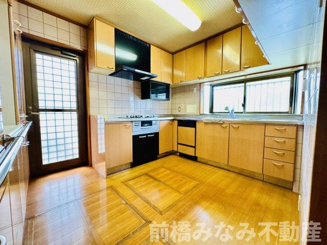 【中古戸建】前橋市川曲町　３LDK＋S※複層ガラスのキッチン|キッチンです