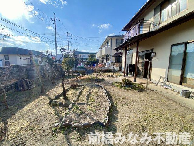 【中古戸建】前橋市川曲町　３LDK＋S※複層ガラスの庭|お庭が付いています