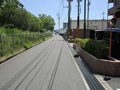 【周辺】 | ダイアパレスリバーコート古市 | 前面道路
