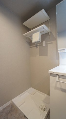 【ランドリースペース】 | 古江西町パークマンション | 洗濯機置き場（パン）