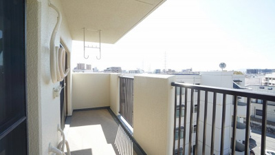 【バルコニー】 | 古江西町パークマンション | 日当たり眺めも良好なワイドバルコニー