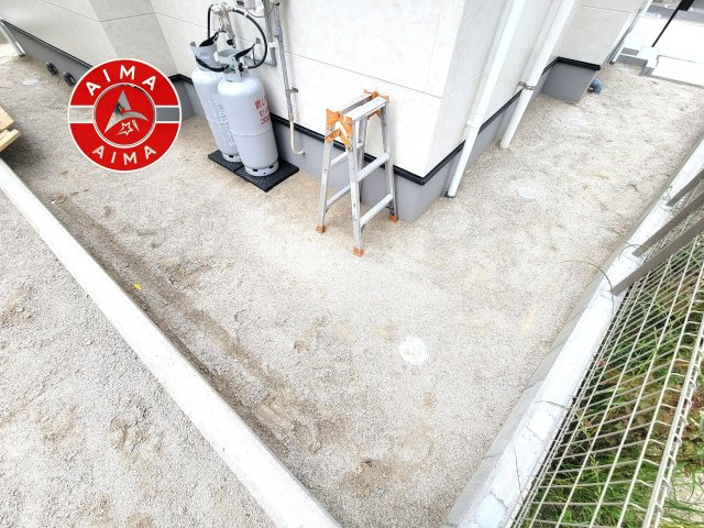 福岡市早良区重留１丁目第5-４棟（4号棟）の庭|お庭で自由な時間を過ごせます。