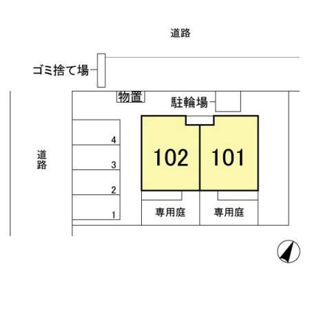ガルリポーズ Ⅱの区画図