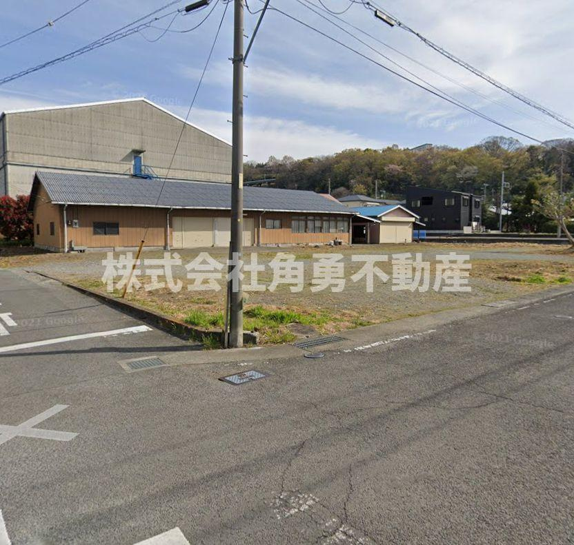 大井町金子　倉庫付き売地の外観|現地現況