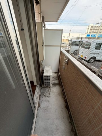 さくら九番館のバルコニー